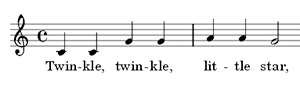 Twinkle Twinkle Little Star melody