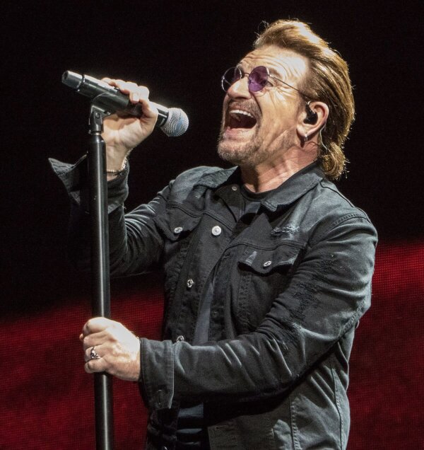 Bono singing